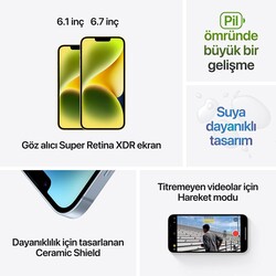 Apple iPhone 14 Plus 128 GB Yenilenmiş Cep Telefonu - Mükemmel - Thumbnail